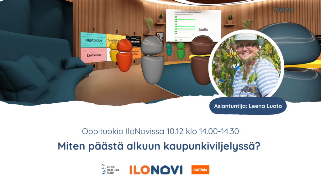 Kuinka päästä alkuun kaupunkiviljelyssä?: 10.12 klo 14.00-14.30